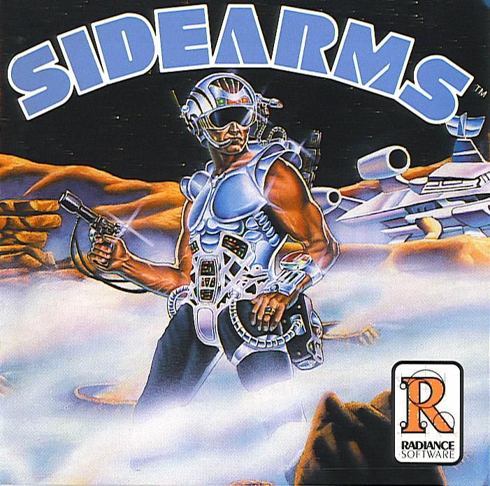 Side Arms box art for TurboGrafx-16